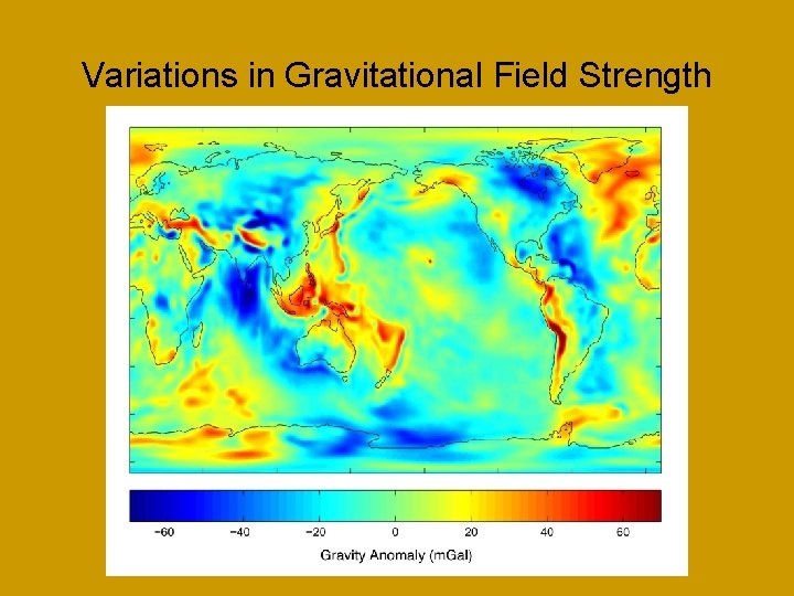 Variations in Gravitational Field Strength 
