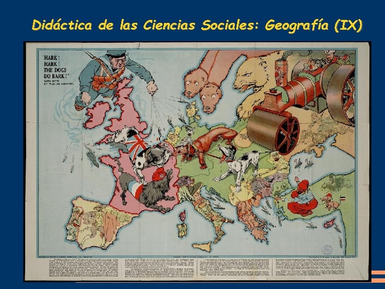 Didáctica de las Ciencias Sociales: Geografía (IX) 