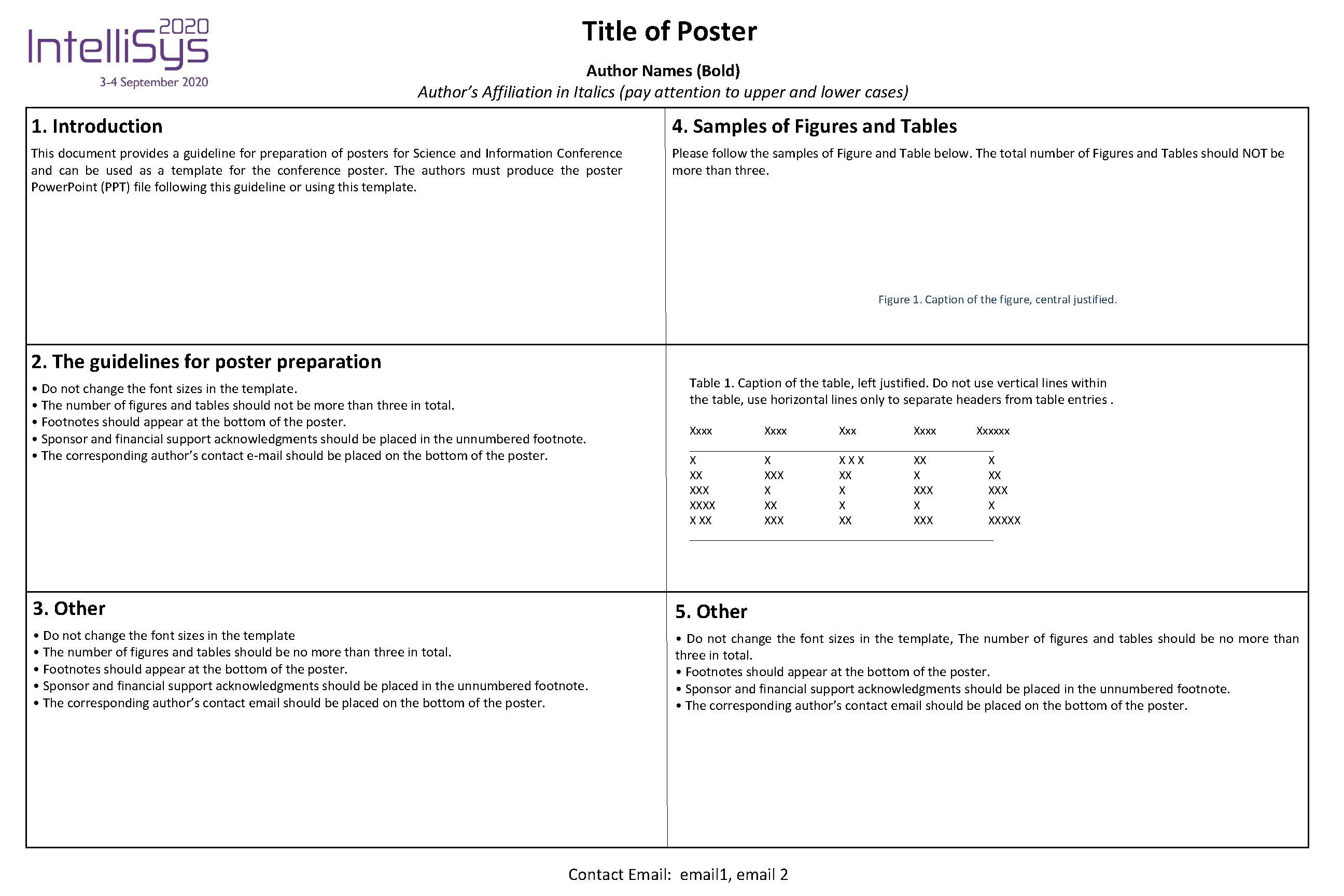 Title of Poster Author Names (Bold) Author’s Affiliation in Italics (pay attention to upper