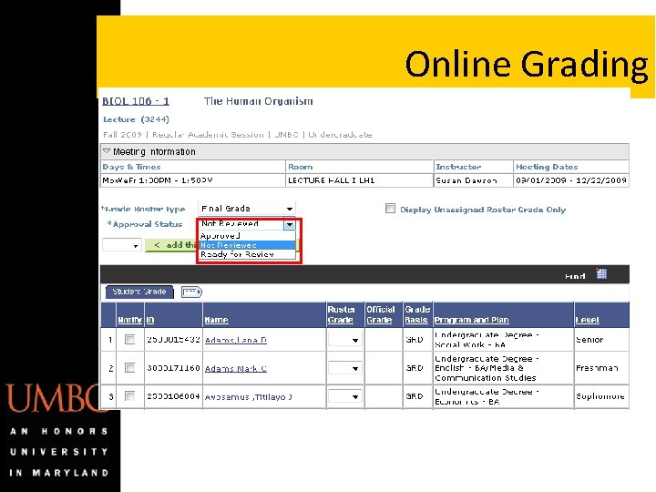 Online Grading Online Grading