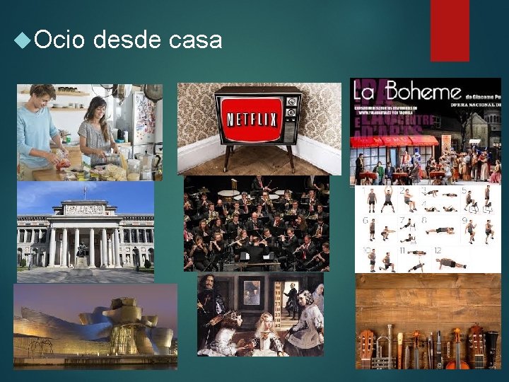 Ocio desde casa Ocio desde casa