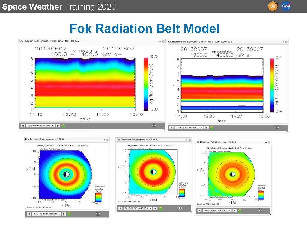 Space Weather Training 2020 Fok Radiation Belt Model 