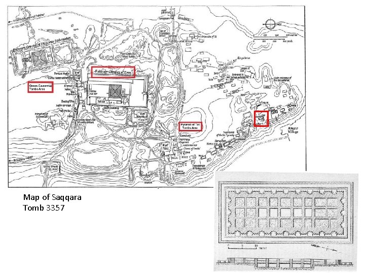 Map of Saqqara Tomb 3357 