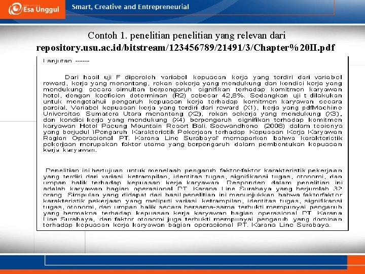  Contoh 1. penelitian yang relevan dari repository. usu. ac. id/bitstream/123456789/21491/3/Chapter%20 II. pdf 