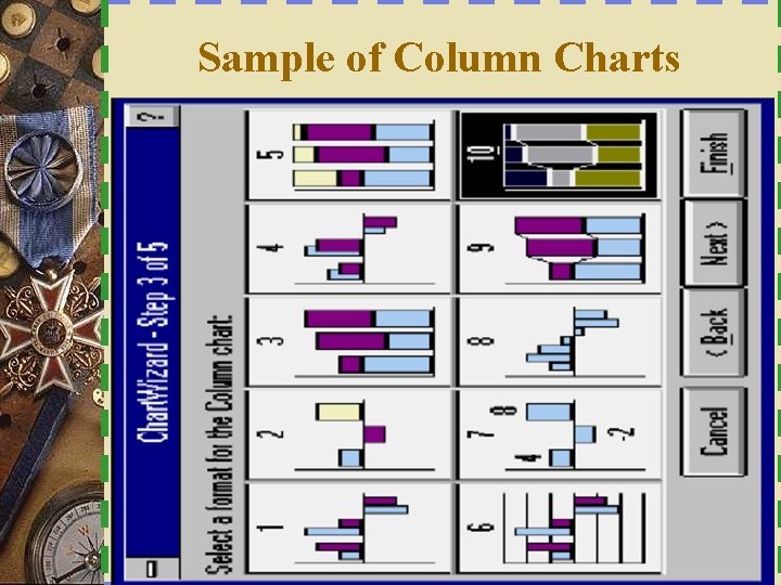 Sample of Column Charts 24 