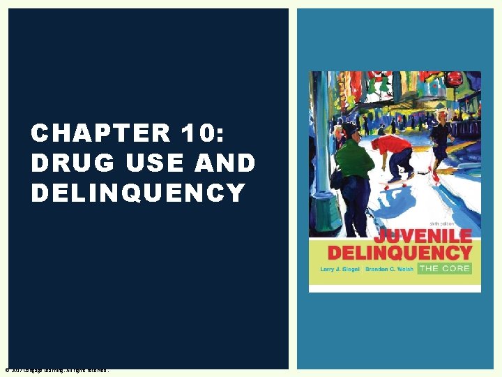 CHAPTER 10: DRUG USE AND DELINQUENCY © 2017 Cengage Learning. All rights reserved. 