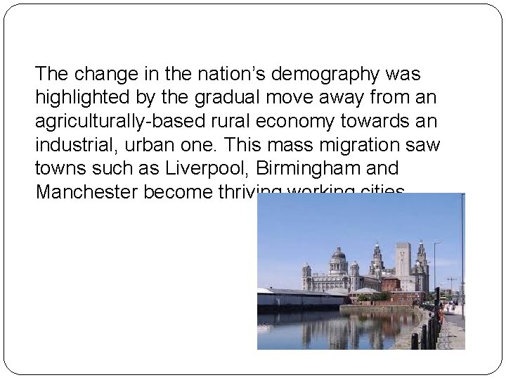The change in the nation’s demography was highlighted by the gradual move away from