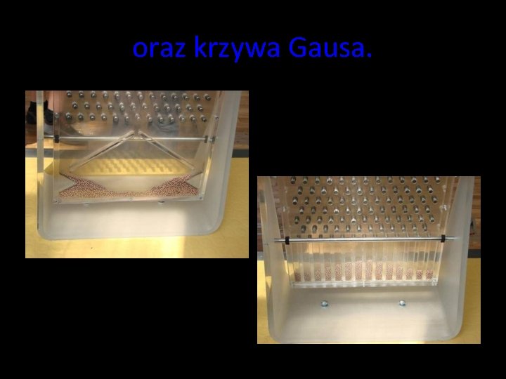 oraz krzywa Gausa. oraz krzywa Gausa.
