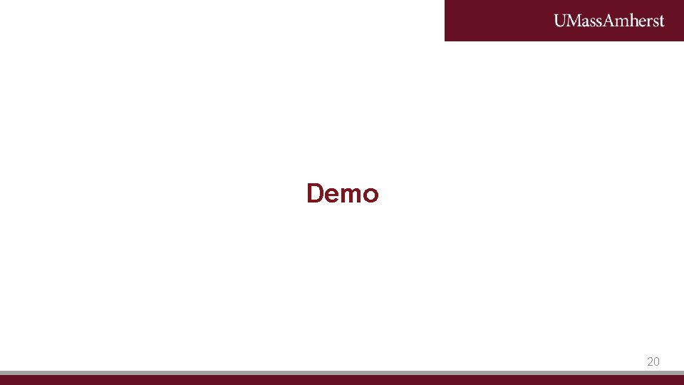 Demo 20 