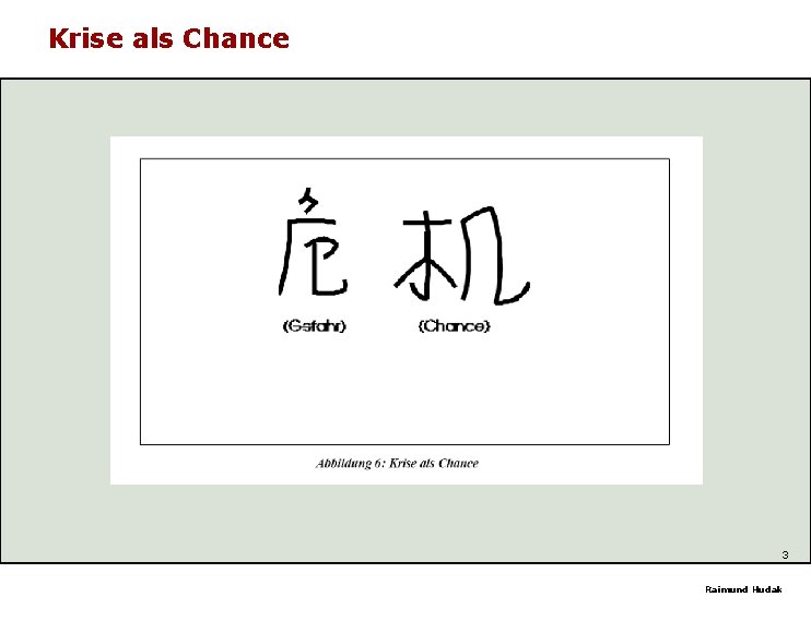 Krise als Chance 3 Raimund Hudak Krise als Chance 3 Raimund Hudak