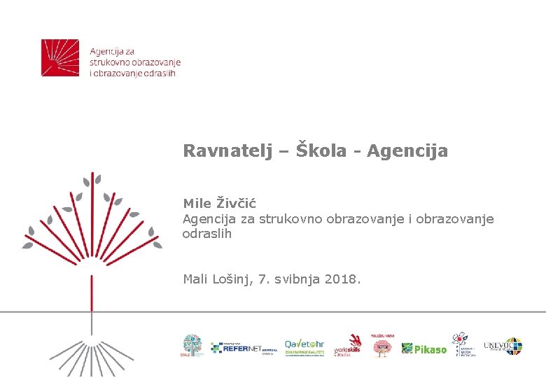 Ravnatelj – Škola - Agencija Mile Živčić Agencija za strukovno obrazovanje i obrazovanje odraslih