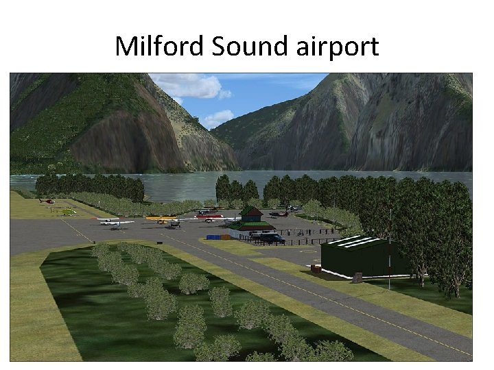 Milford Sound airport 