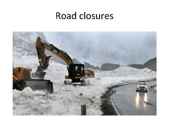 Road closures 