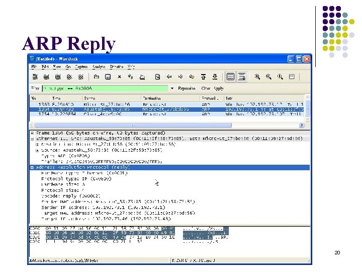 ARP Reply 20 
