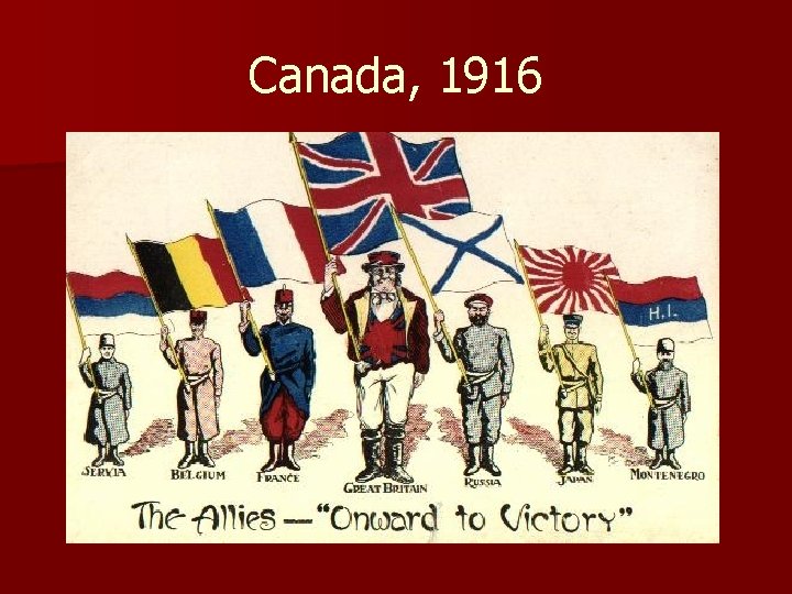 Canada, 1916 