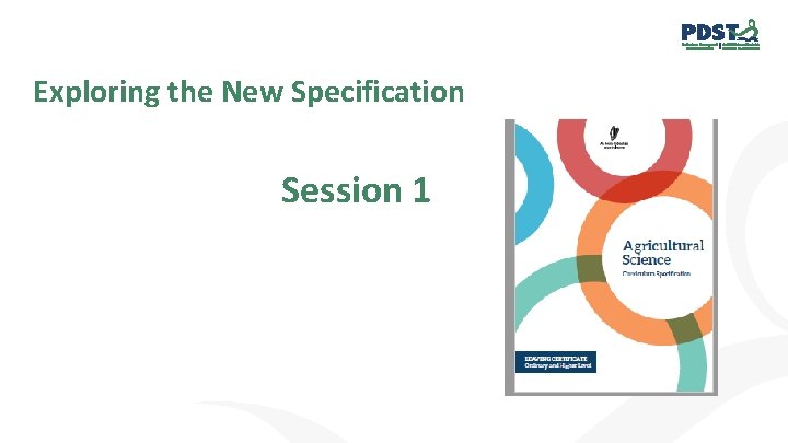Exploring the New Specification Session 1 
