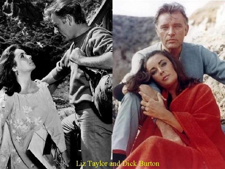Liz Taylor and Dick Burton 