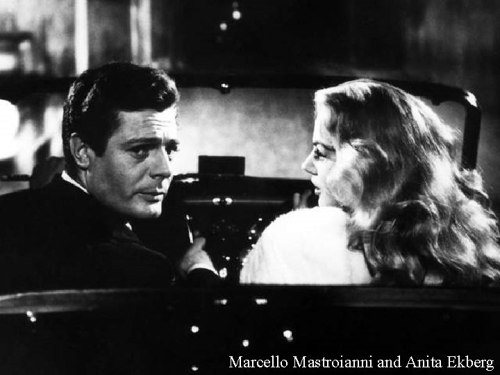 Marcello Mastroianni and Anita Ekberg 