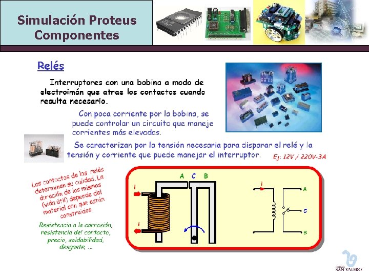 Simulación Proteus Componentes 