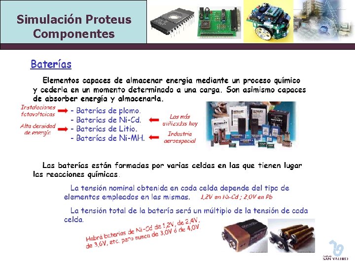 Simulación Proteus Componentes 