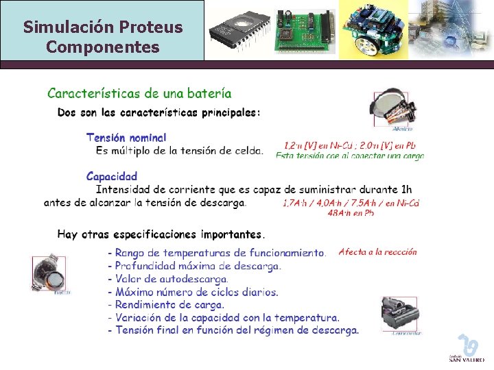 Simulación Proteus Componentes 