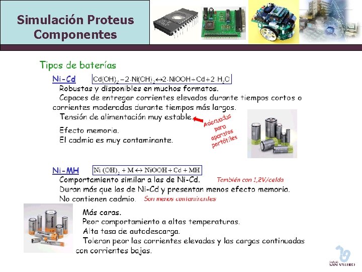 Simulación Proteus Componentes 