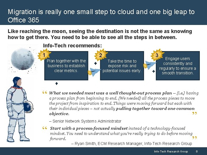 Migration is really one small step to cloud and one big leap to Office