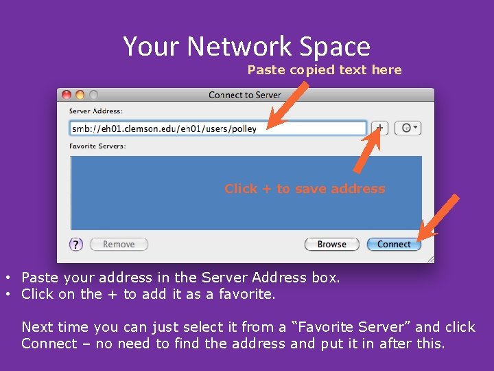 Your Network Space Paste copied text here Click + to save address • Paste Your Network Space Paste copied text here Click + to save address • Paste