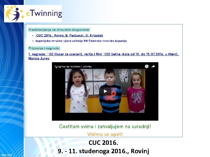 CUC 2016. 9. - 11. studenoga 2016. , Rovinj 