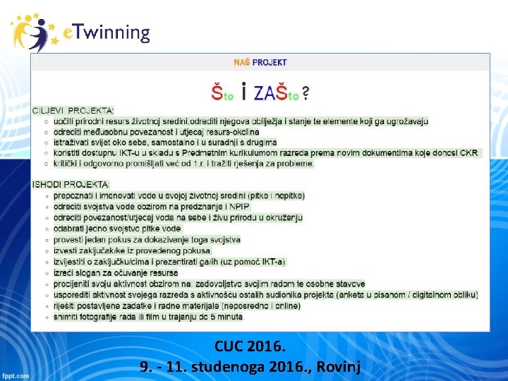 CUC 2016. 9. - 11. studenoga 2016. , Rovinj 