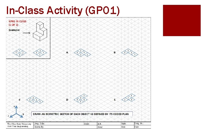In-Class Activity (GP 01) 