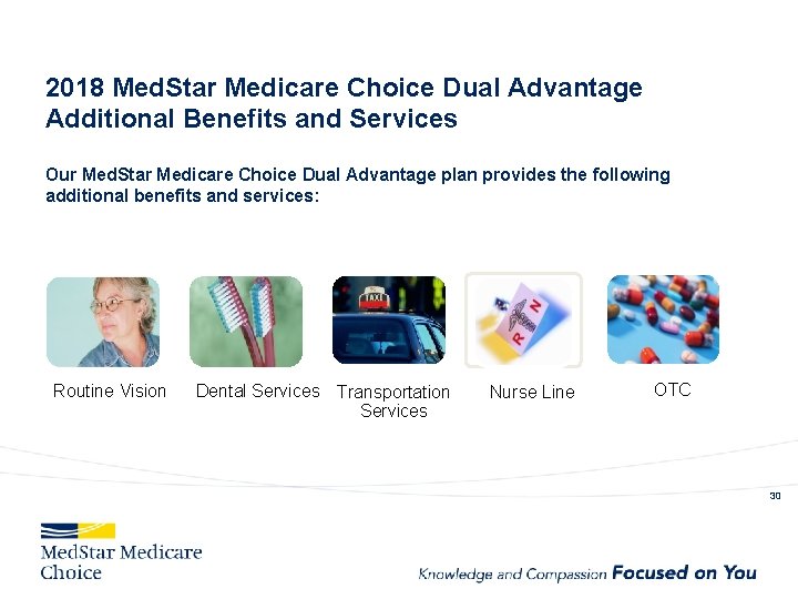 2018 Med. Star Medicare Choice Dual Advantage Additional Benefits and Services Our Med. Star