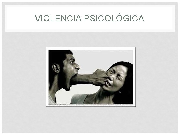 VIOLENCIA PSICOLÓGICA 