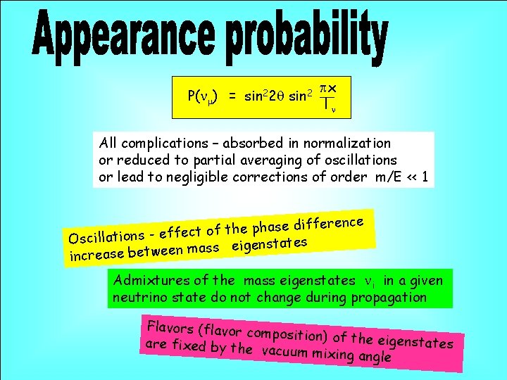 P(nm) = sin 22 q sin 2 px ln All complications – absorbed in