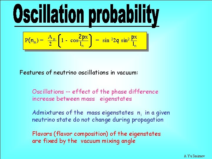 P(nm) = 2 px Ap 1 - cos 2 ln = sin 22 q