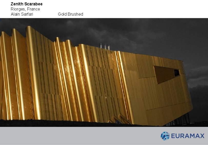Zenith Scarabee Riorges, France Alain Sarfari Gold Brushed Zenith Scarabee Riorges, France Alain Sarfari Gold Brushed