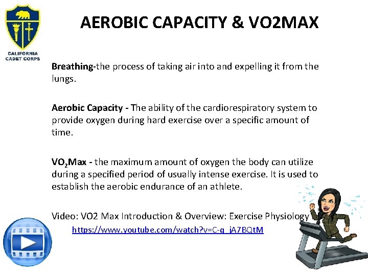AEROBIC CAPACITY & VO 2 MAX Breathing-the process of taking air into and expelling AEROBIC CAPACITY & VO 2 MAX Breathing-the process of taking air into and expelling