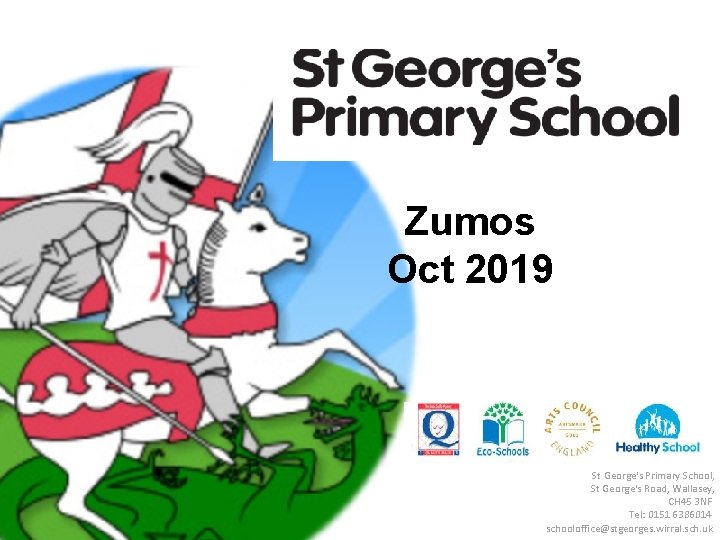 Zumos Oct 2019 St George's Primary School, St George's Road, Wallasey, CH 45 3