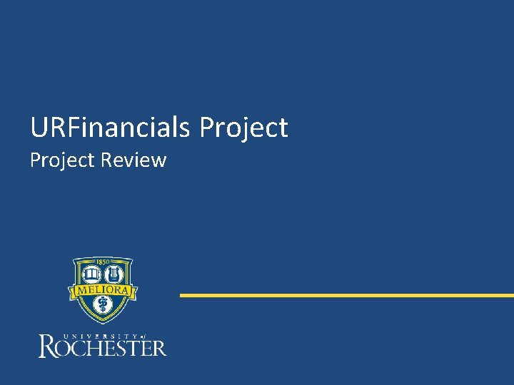 URFinancials Project Review URFinancials Project Review