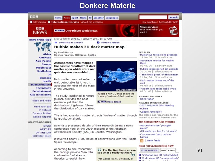 Donkere Materie 94 Donkere Materie 94
