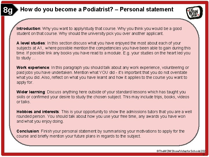 8 g How do you become a Podiatrist? – Personal statement Introduction: Why you 8 g How do you become a Podiatrist? – Personal statement Introduction: Why you
