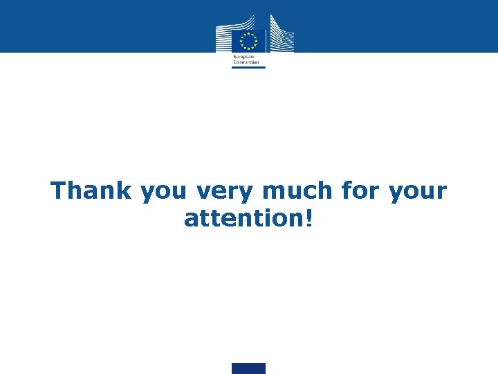 Thank you very much for your attention! 