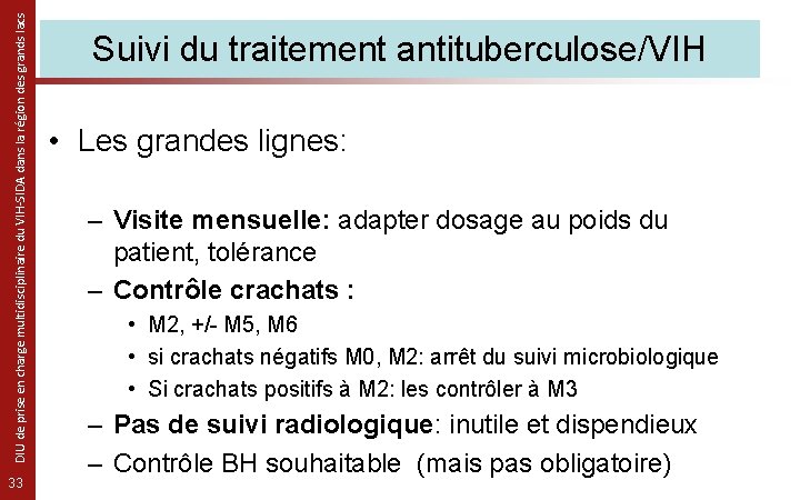 DIU de prise en charge multidisciplinaire du VIH-SIDA dans la région des grands lacs