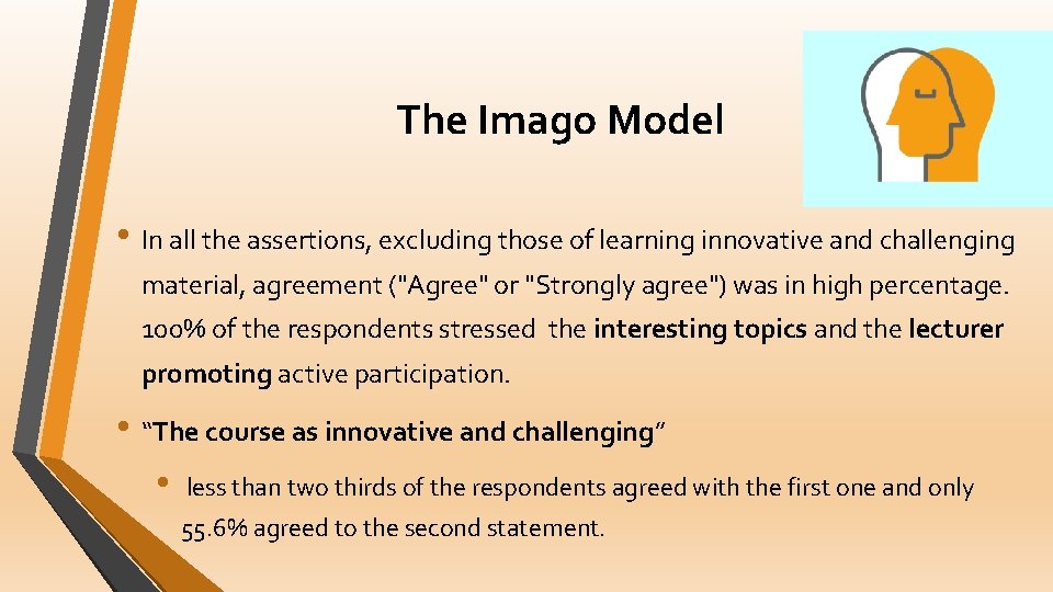 The Imago Model • In all the assertions, excluding those of learning innovative and