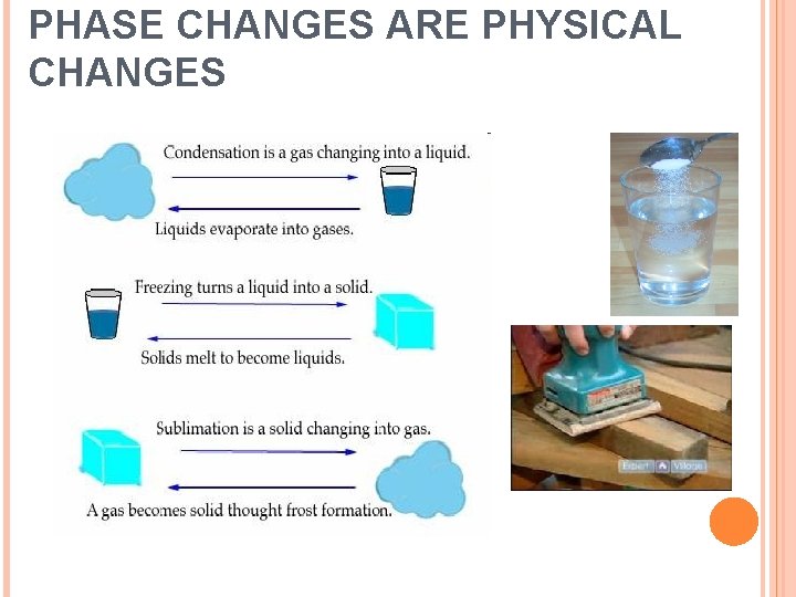 PHASE CHANGES ARE PHYSICAL CHANGES 