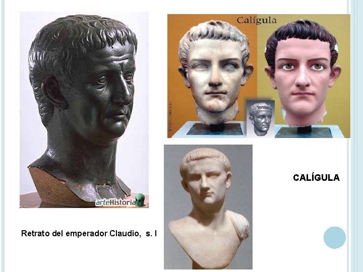 CALÍGULA Retrato del emperador Claudio, s. I 