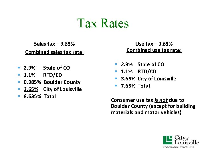 Tax Rates Sales tax – 3. 65% Combined sales tax rate: 2. 9% State Tax Rates Sales tax – 3. 65% Combined sales tax rate: 2. 9% State