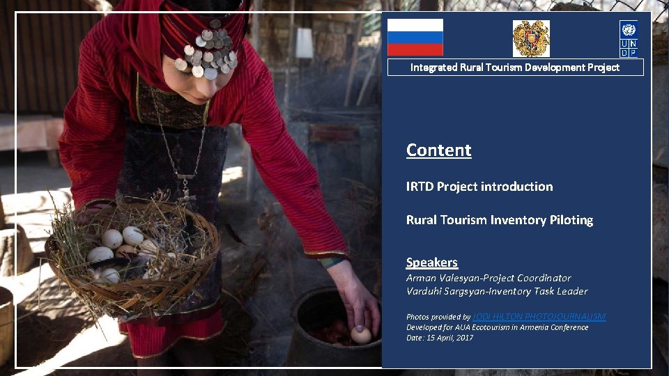 Integrated Rural Tourism Development Project Content Integrated Rural Tourism IRTD Project introduction Development Project