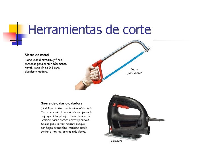 Herramientas de corte 