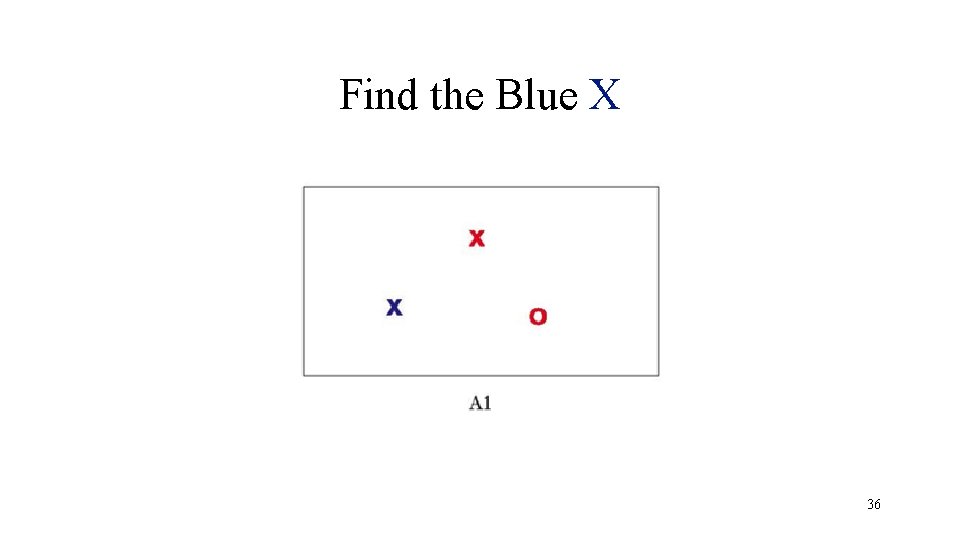 Find the Blue X 36 